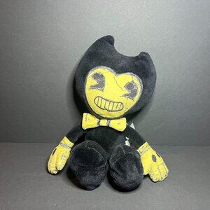 2024 Bendy the Ink Machine Black & Cream Colored Collectible Plush Figure 11"